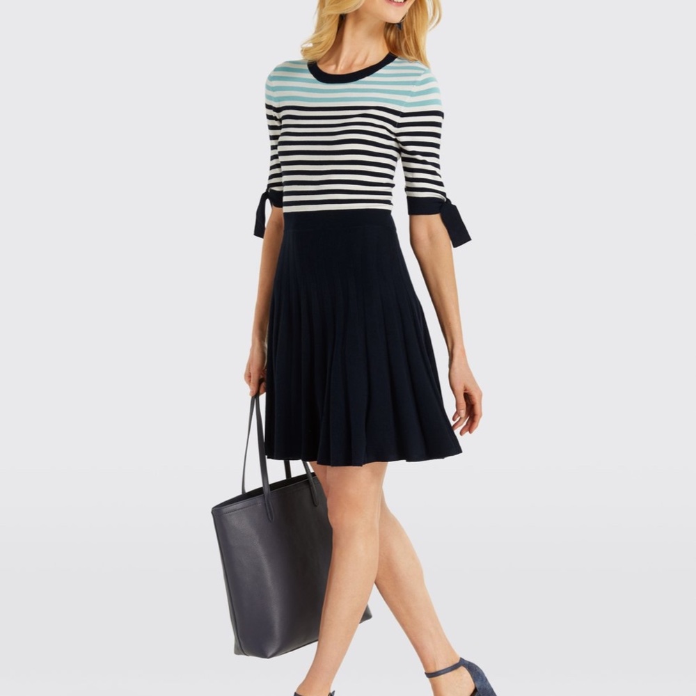 NWOT Draper James Sailor Stripe Sweater Dress